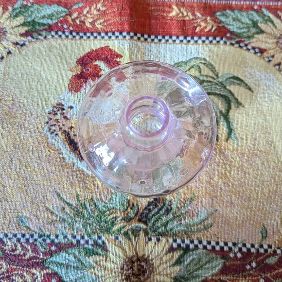 Purple Tinted Mushroom Glass Vase - Picture 2 of 2